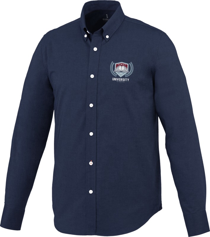Camisa tipo Oxford de manga larga para hombre "Vaillant"- Elevate