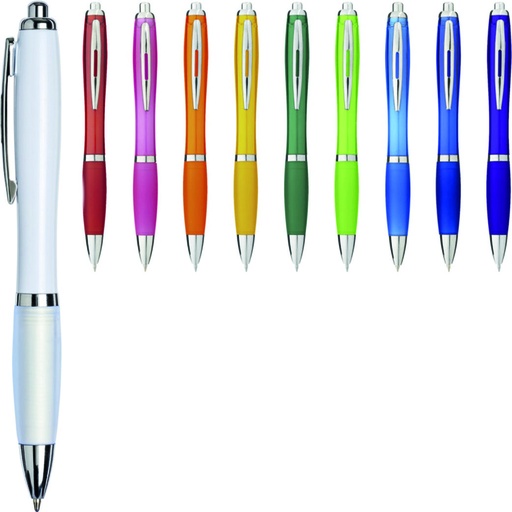 Bolígrafo de color con empuñadura de color "Nash" tinta Azul